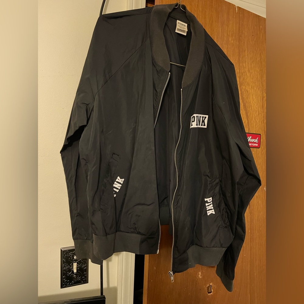 Pink black jacket size L